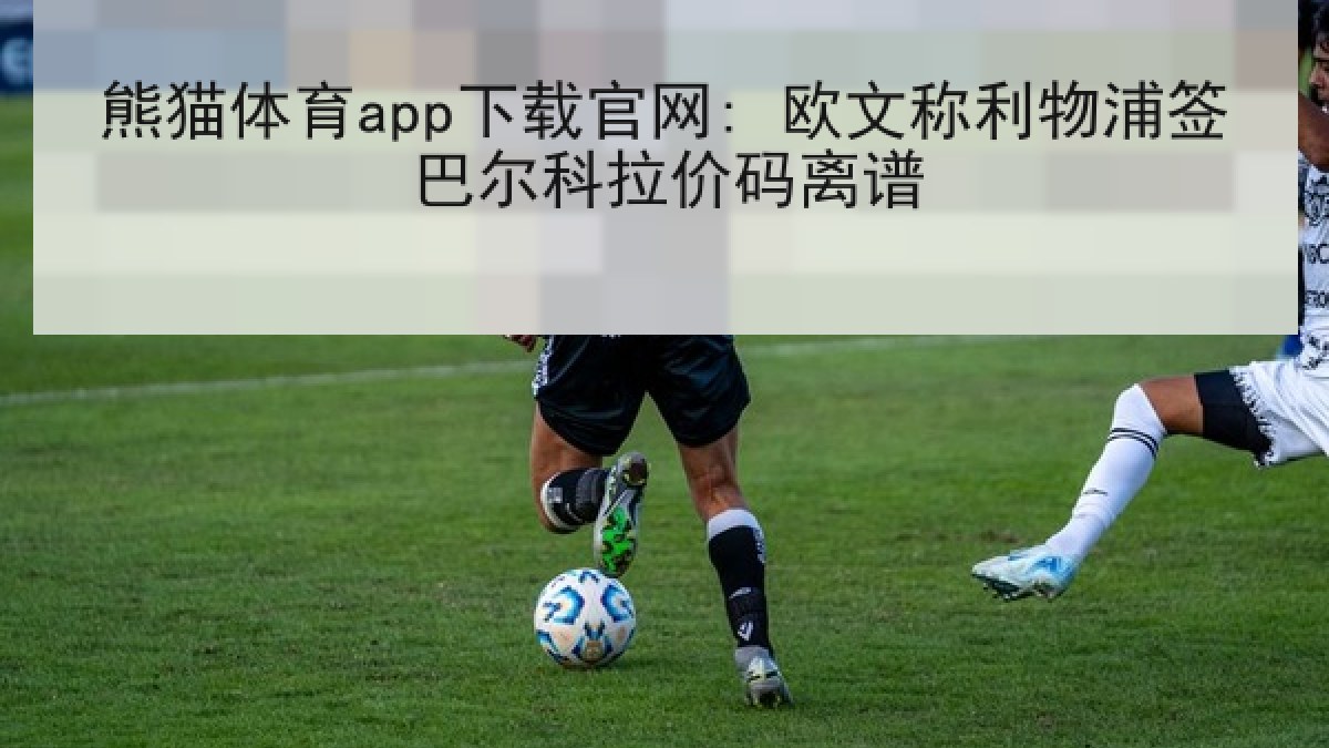 熊猫体育app下载官网: 欧文称利物浦签巴尔科拉价码离谱 熊猫体育app下载官网: 欧文称利物浦签巴尔科拉价码离谱